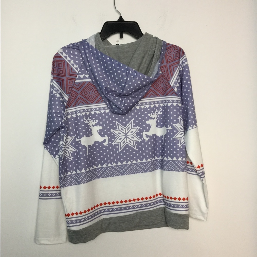 Azbro L Hoodie Pullover Sweatshirt Sweater NWT - Picture 7 of 8